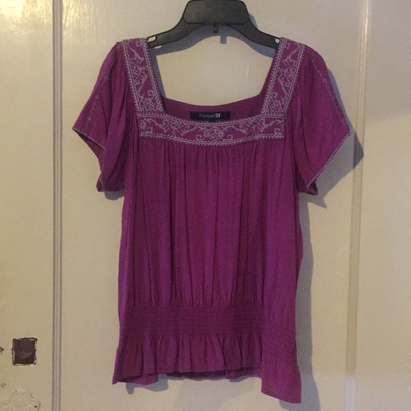 Boho Top with Stitching Details - Picture 1 of 3